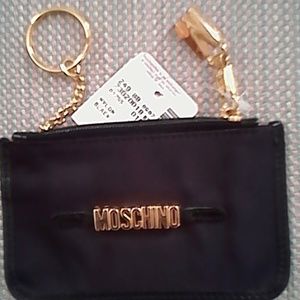 Moschino Key Chain and Card Holder/coin pruse